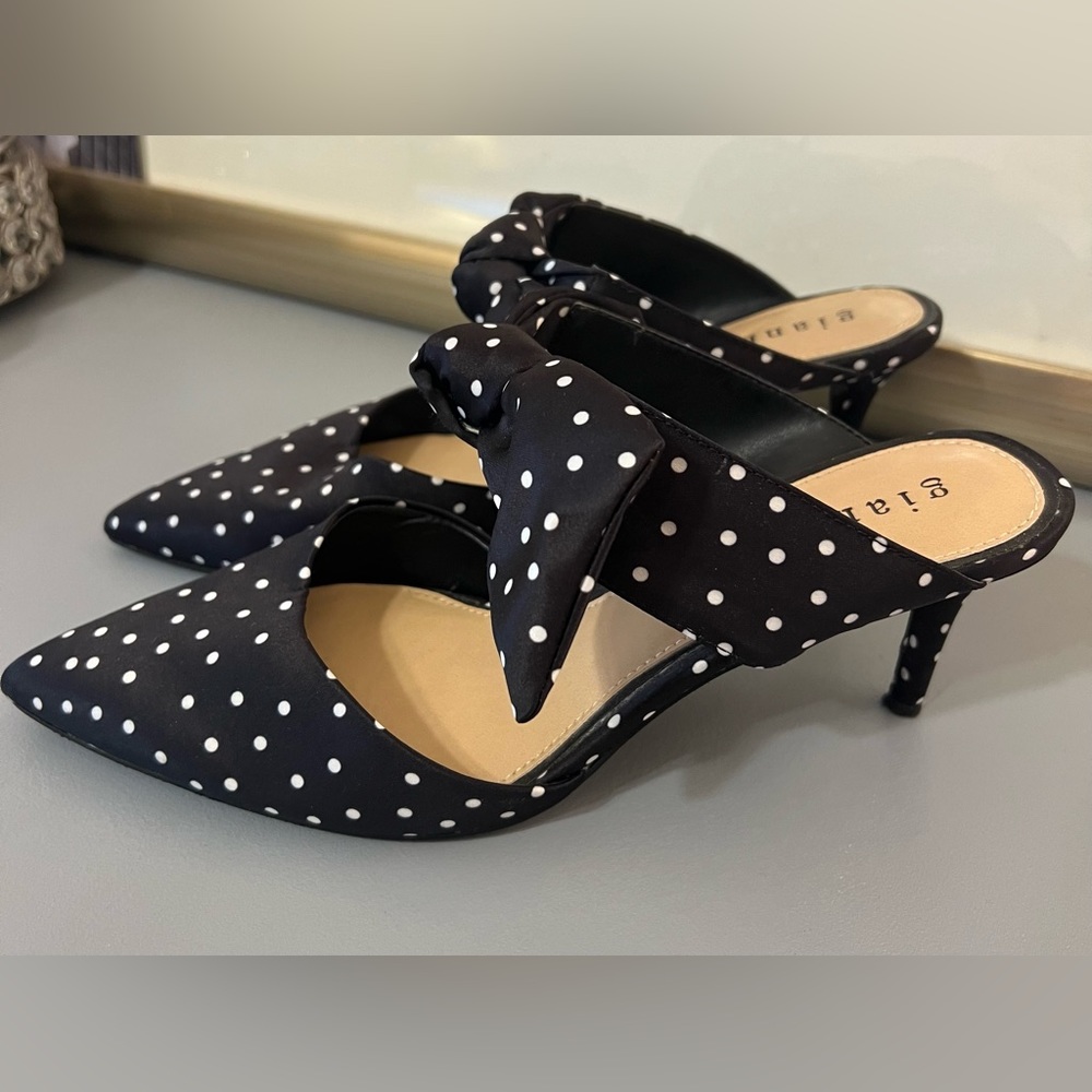 Gianni Bini poka dot heels